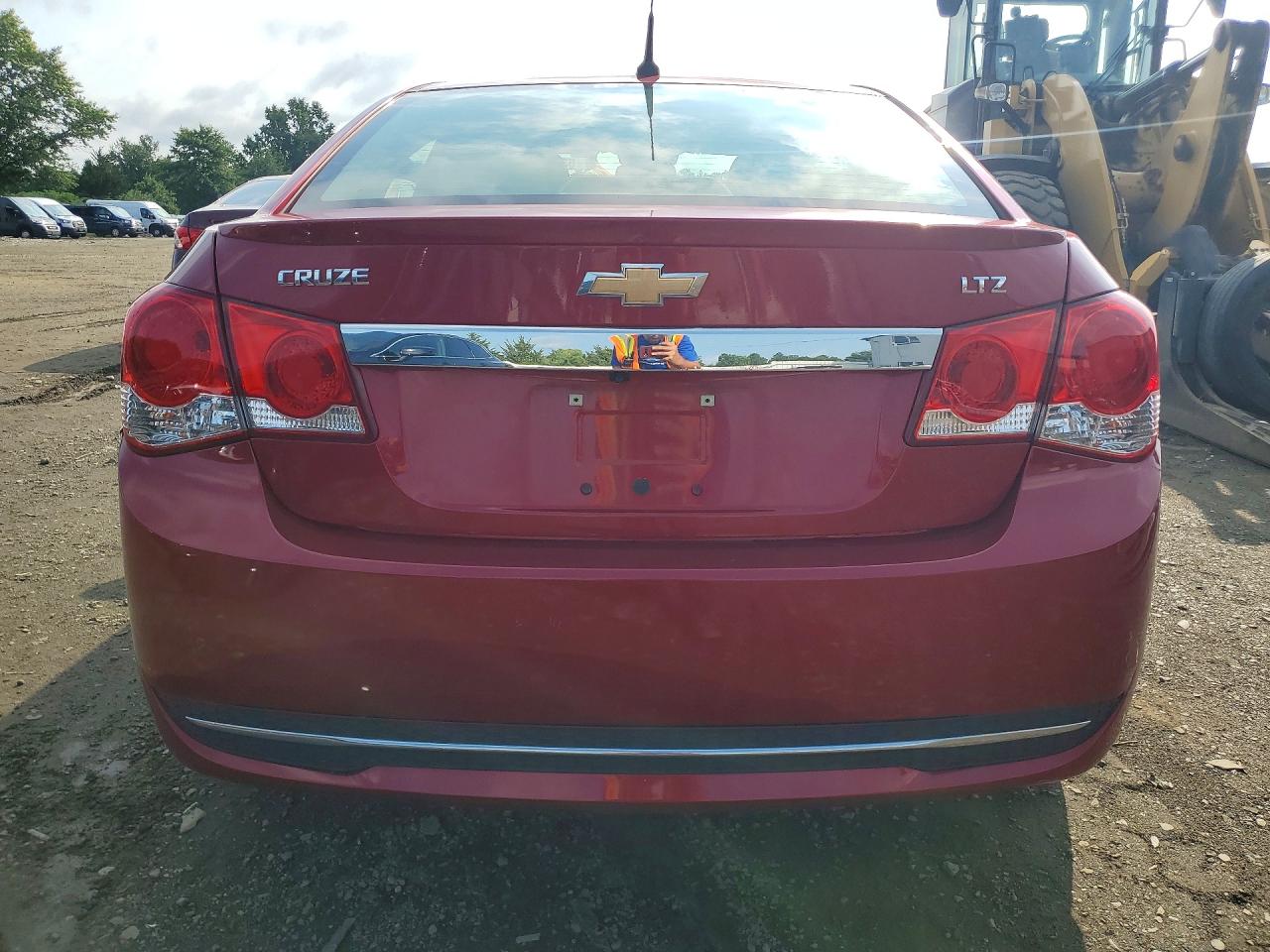 2013 Chevrolet Cruze Ltz Red vin: 1G1PG5SB0D7265836