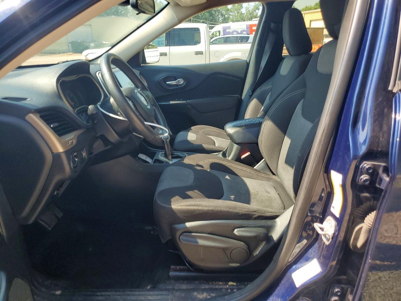 2014 Jeep Cherokee Sport Blue vin: 1C4PJLAB3EW144157