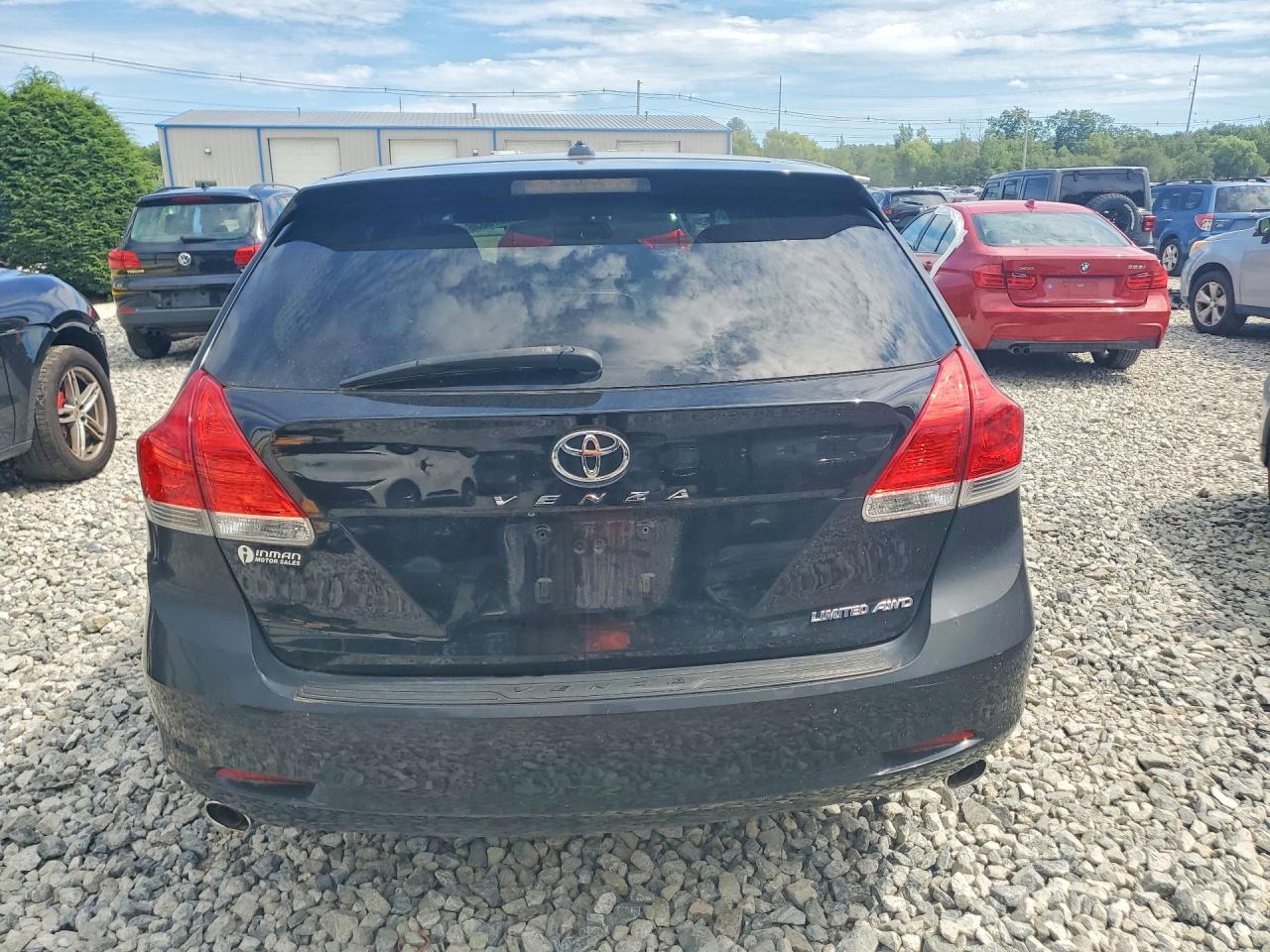 2012 Toyota Venza Limited Черный vin: 4T3BK3BB6CU064739