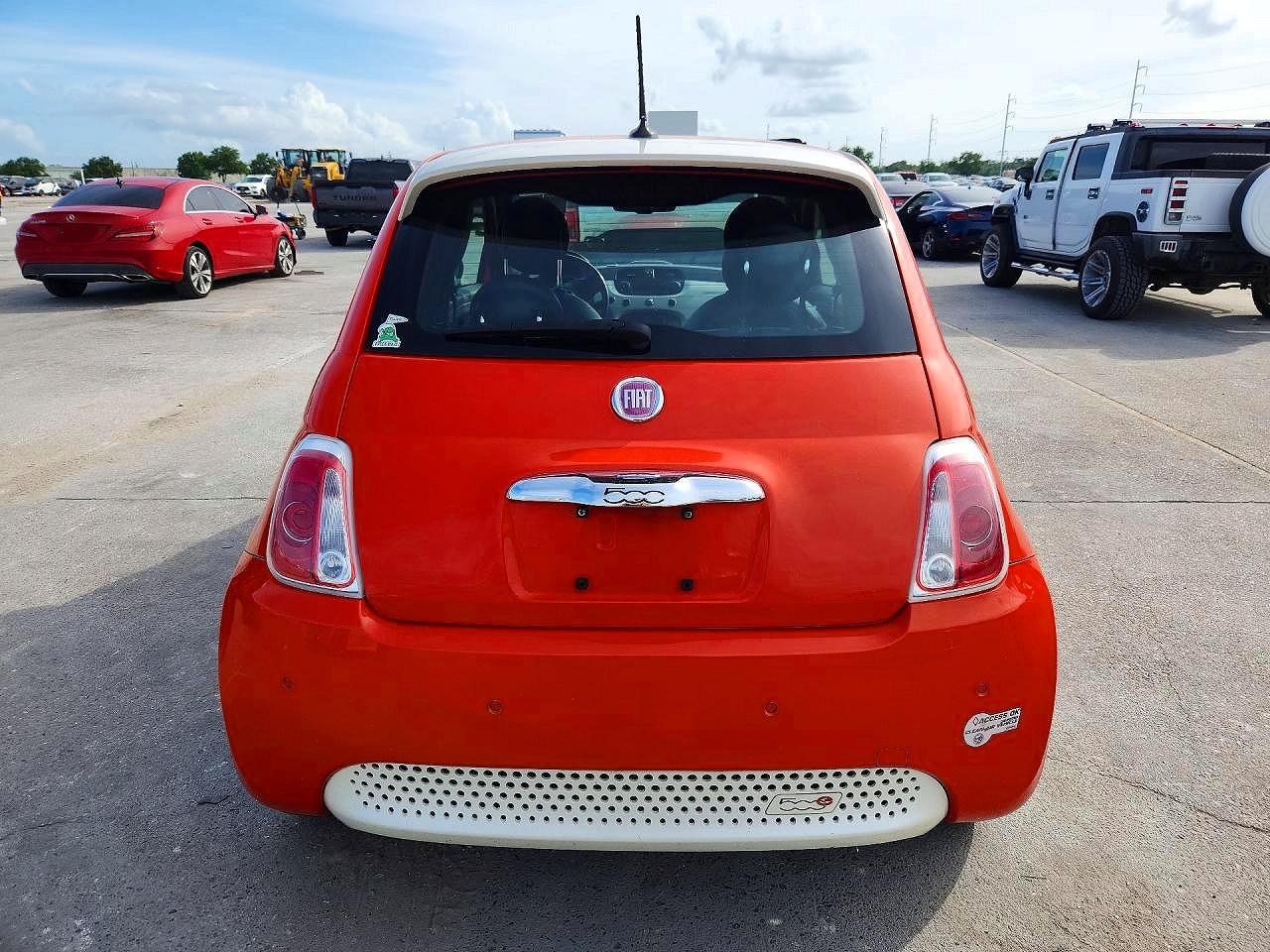 2014 Fiat 500 Electric Orange vin: 3C3CFFGE5ET225268