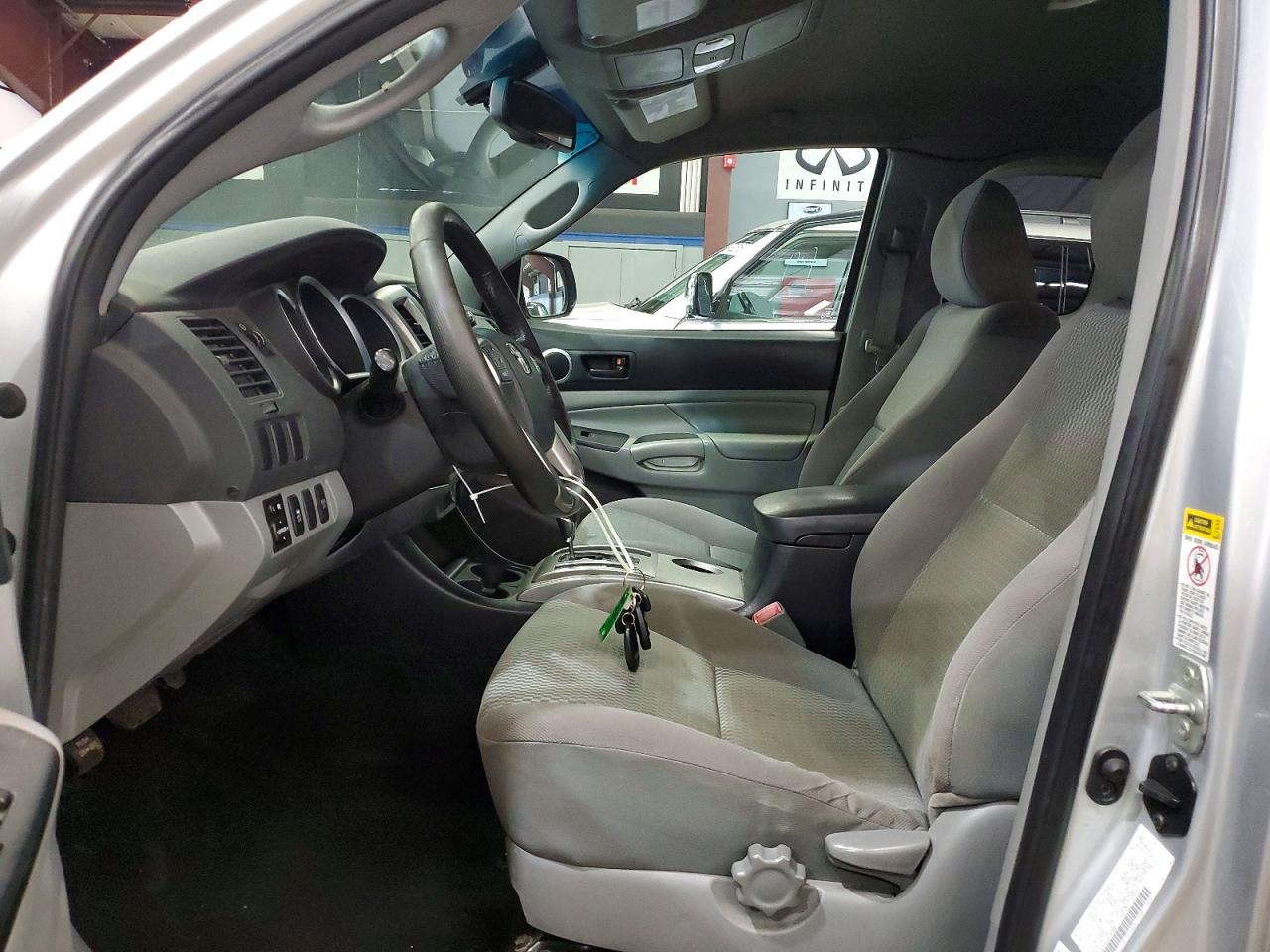 2013 Toyota Tacoma Access Cab Silver vin: 5TFUX4EN4DX018300