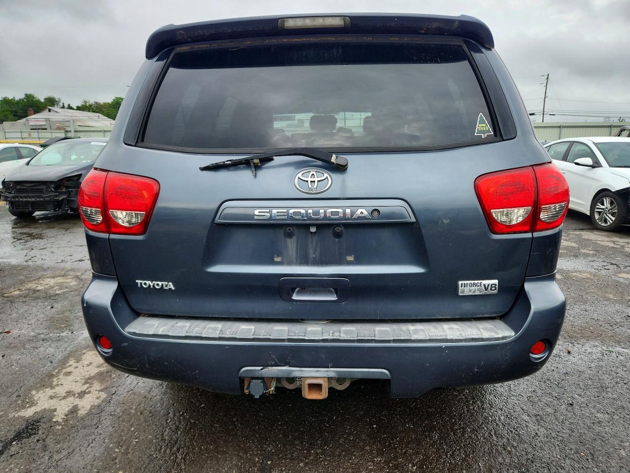 2008 Toyota Sequoia Sr5 Blue vin: 5TDBY64A68S013898