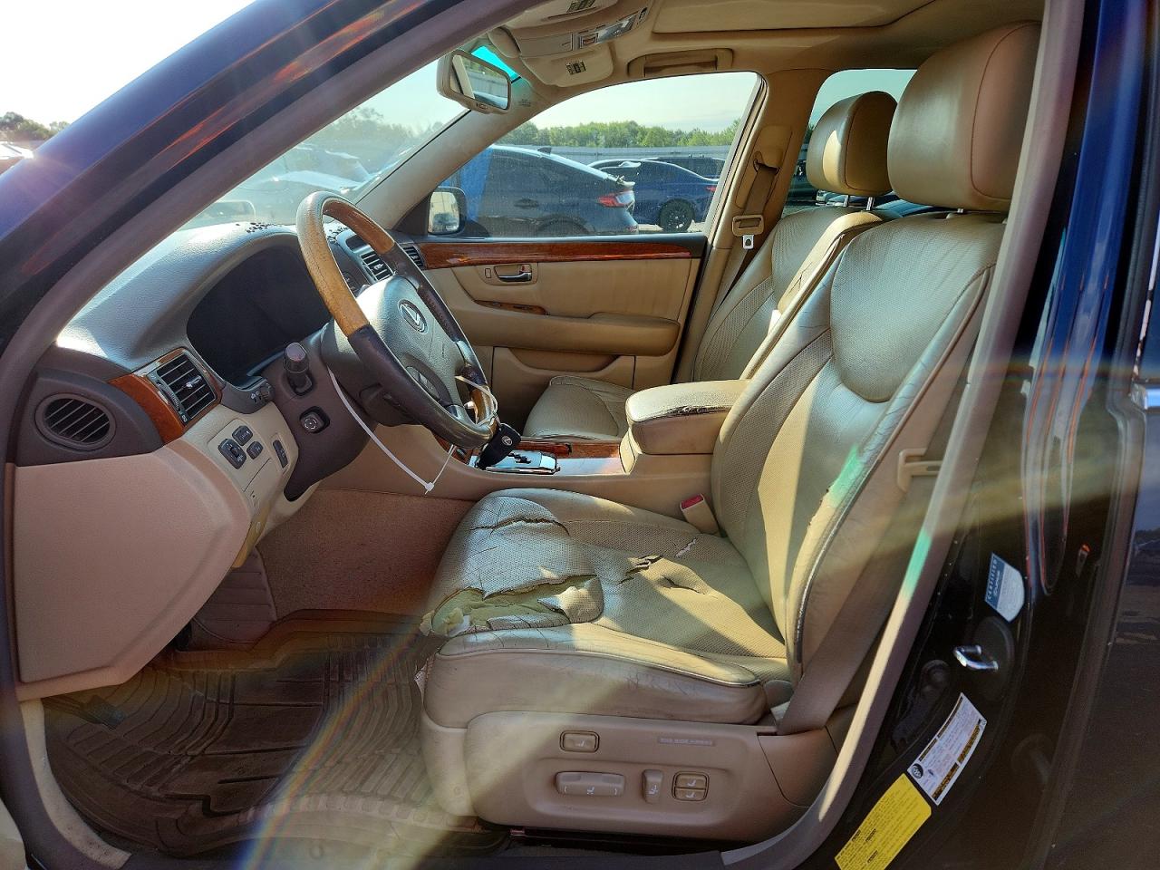 2005 Lexus Ls 430 Blue vin: JTHBN36FX55012916
