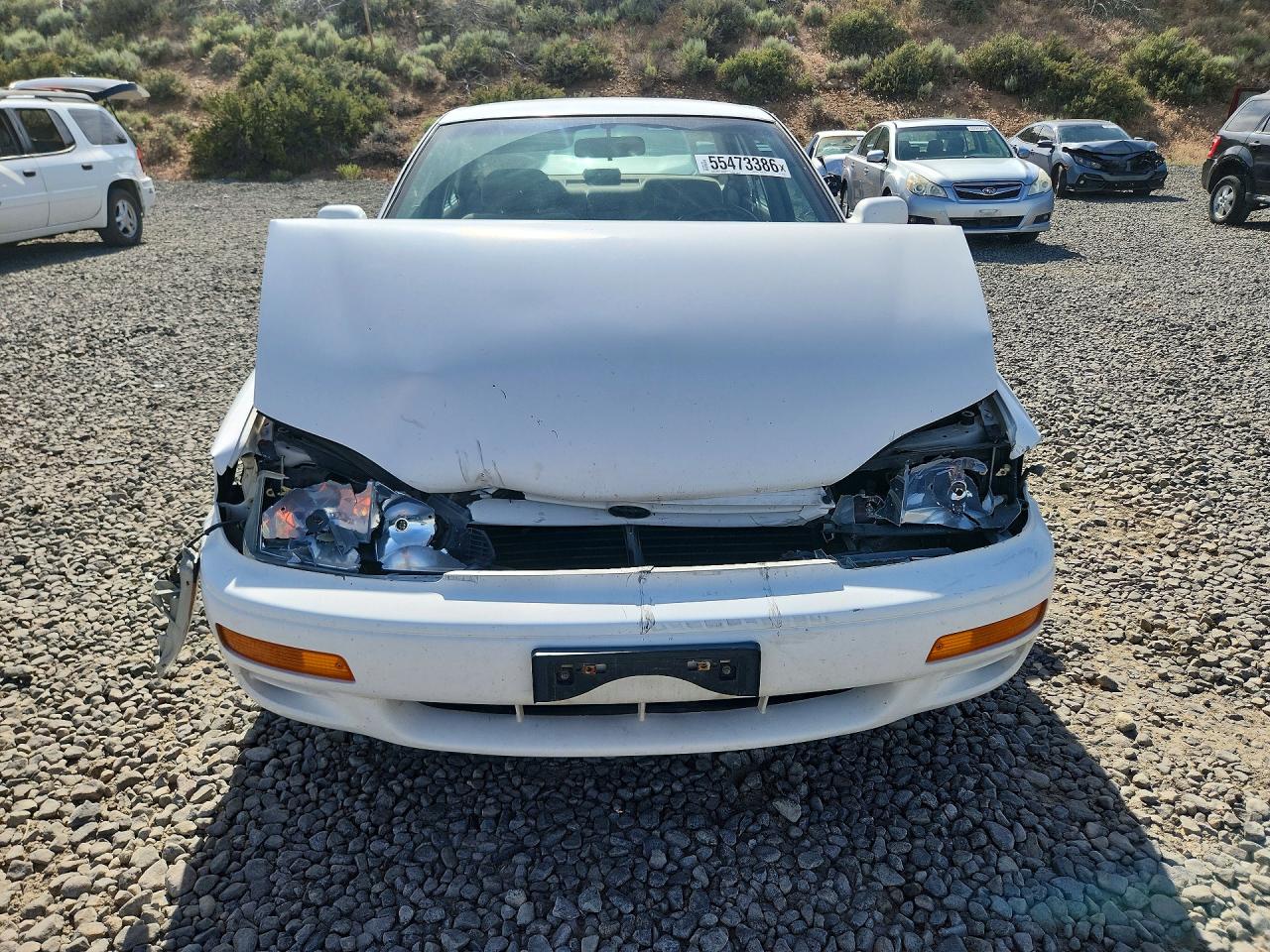 1996 Toyota Camry Le White vin: JT2BG12KXT0346644