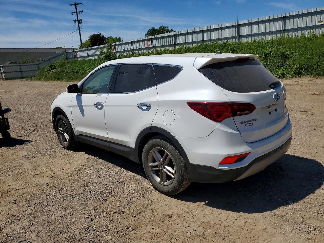 2018 Hyundai Santa Fe Sport 2.4l White vin: 5NMZTDLB9JH083495