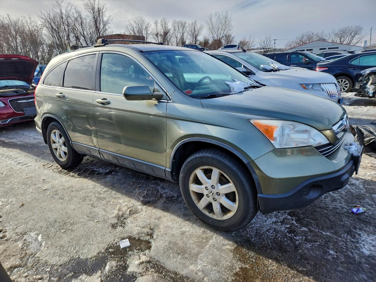 2008 Honda Cr-v Exl Green vin: JHLRE48728C037307