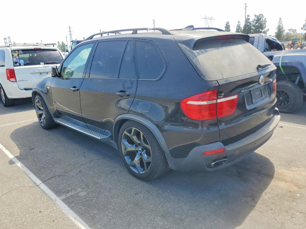 2007 Bmw X5 4.8i Black vin: 5UXFE83597LZ45487