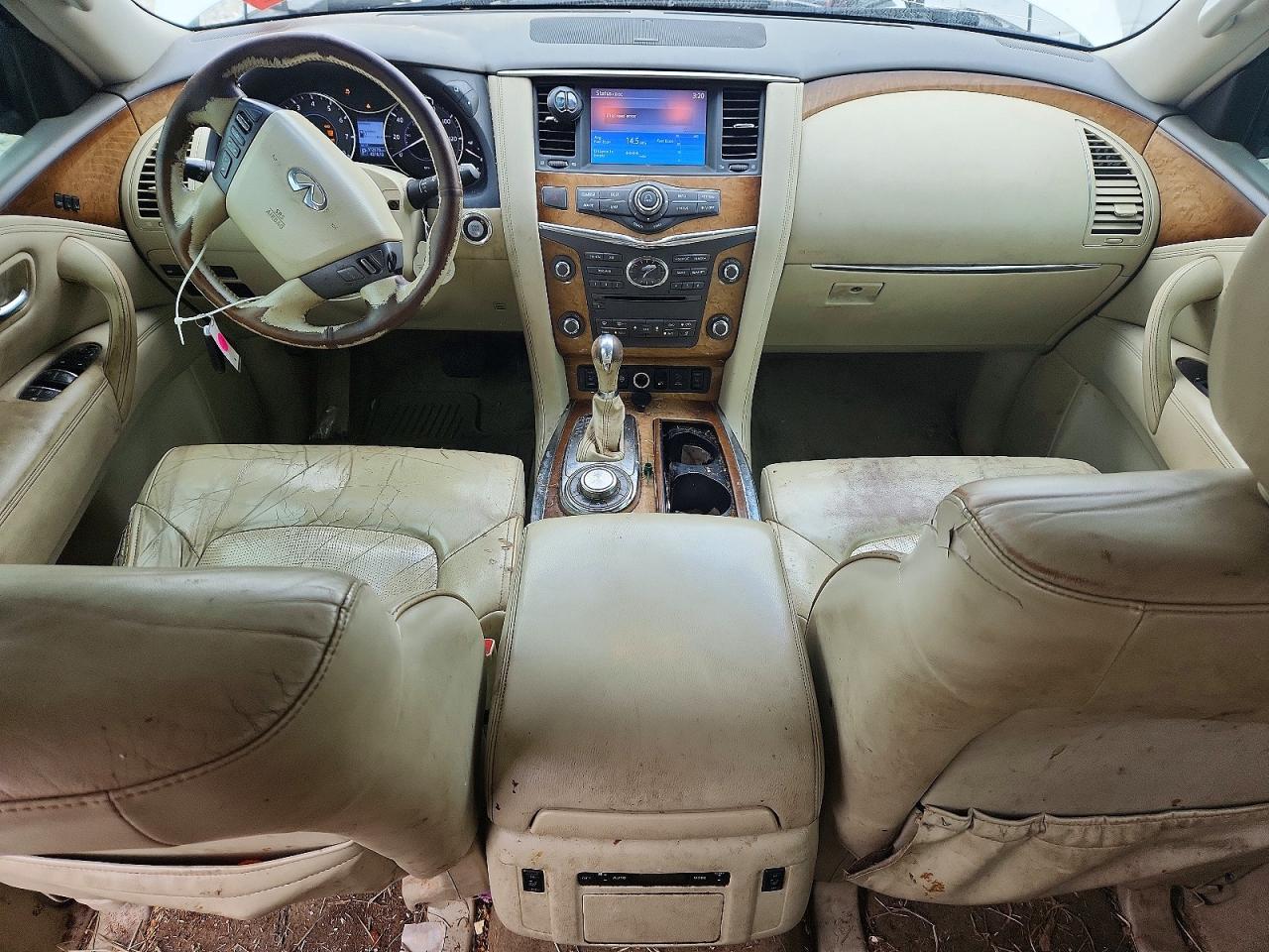2014 Infiniti Qx80 Base Белый vin: JN8AZ2NE3E9062638