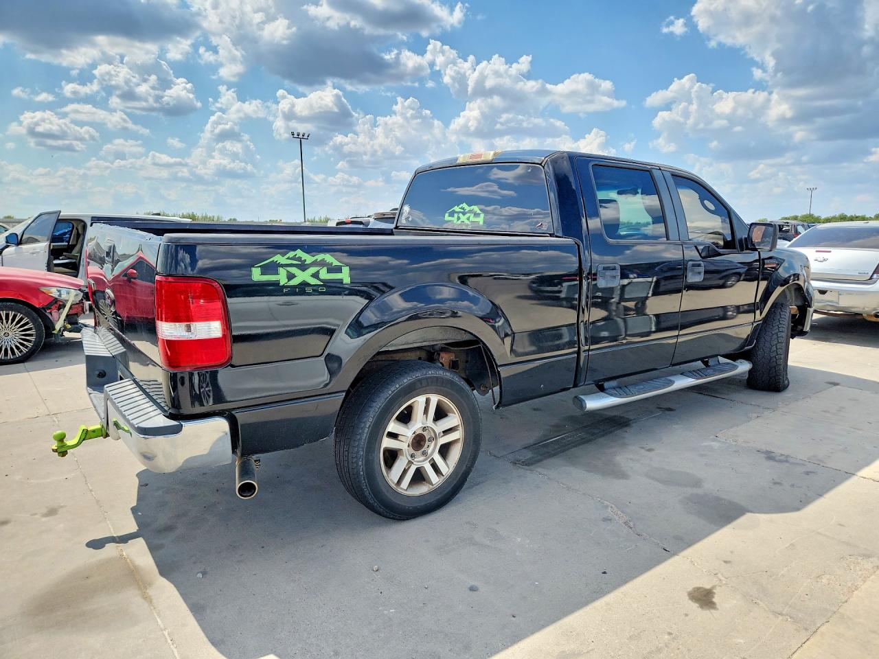 2008 Ford F150 Supercrew Черный vin: 1FTPW14V78FA40299