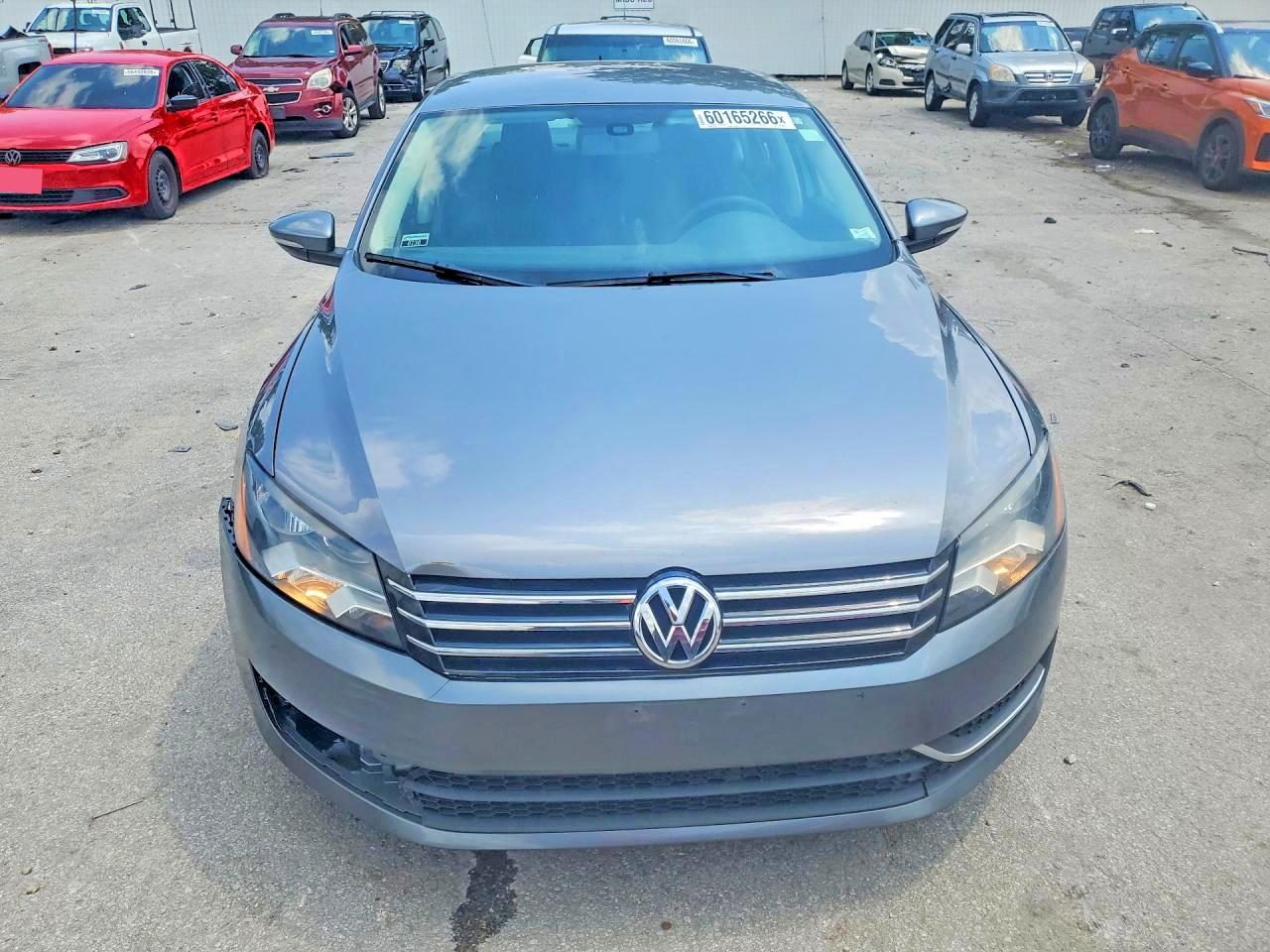 2012 Volkswagen Passat S Charcoal vin: 1VWAP7A37CC082939
