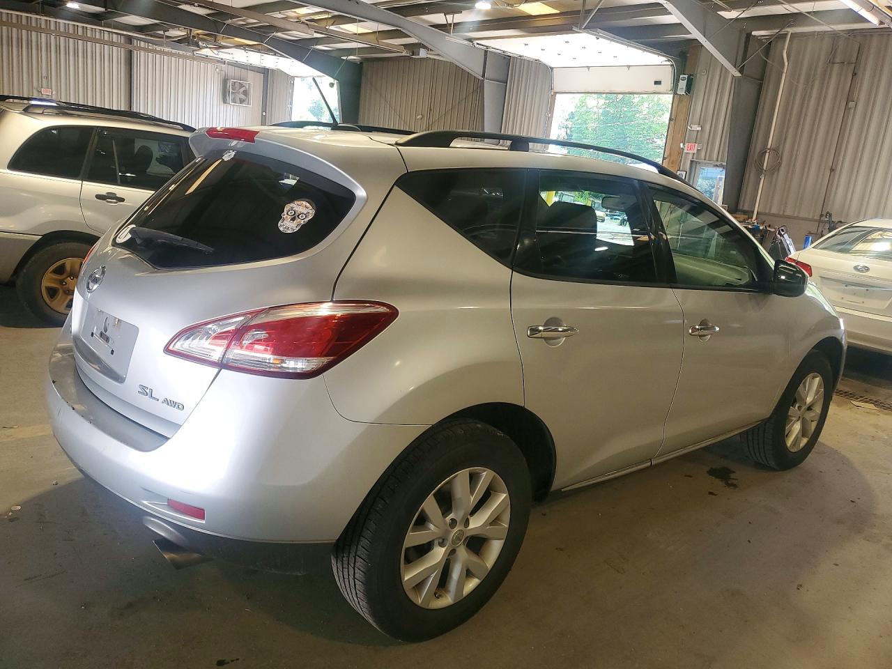 2012 Nissan Murano S Серебряный vin: JN8AZ1MW4CW222870
