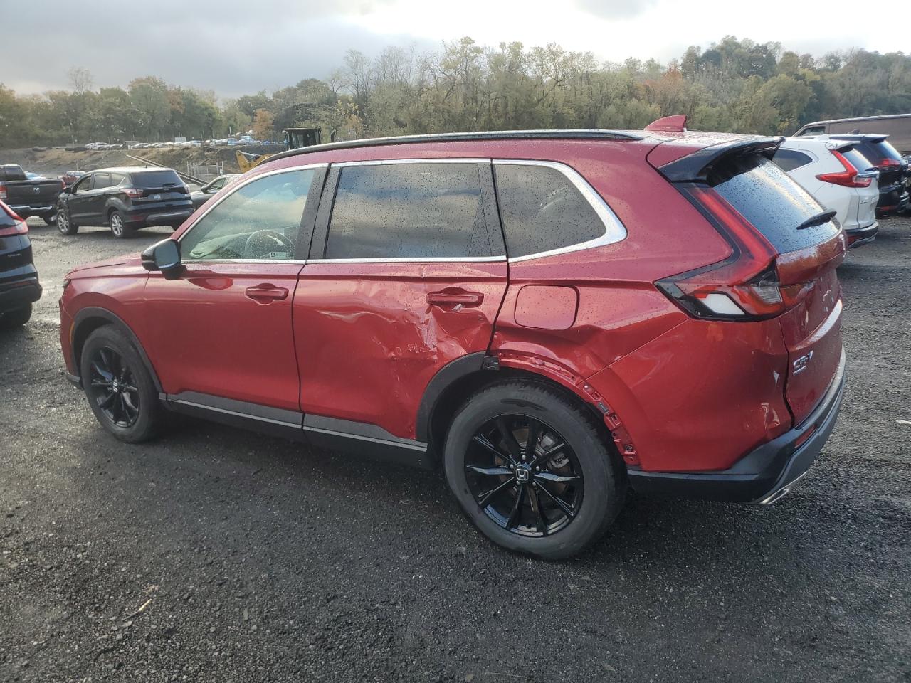 2024 Honda Cr-v Sport Touring Красный vin: 2HKRS6H90RH812647