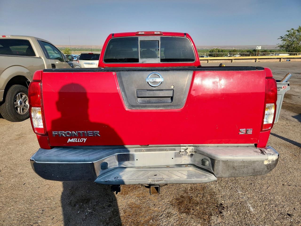 2007 Nissan Frontier Se Red vin: 1N6AD06U87C403216