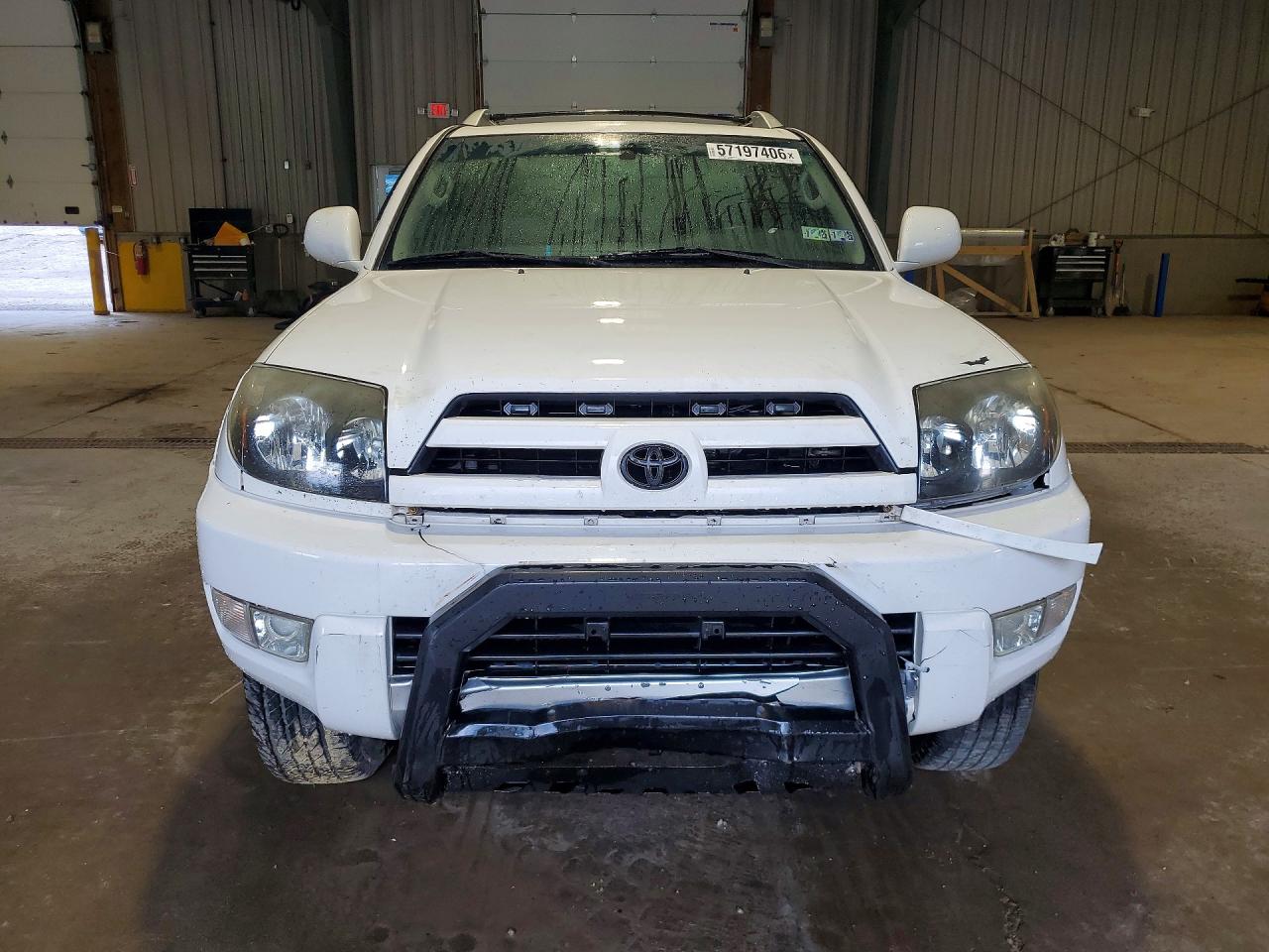 2004 Toyota 4runner Limited White vin: JTEBU17R448018673