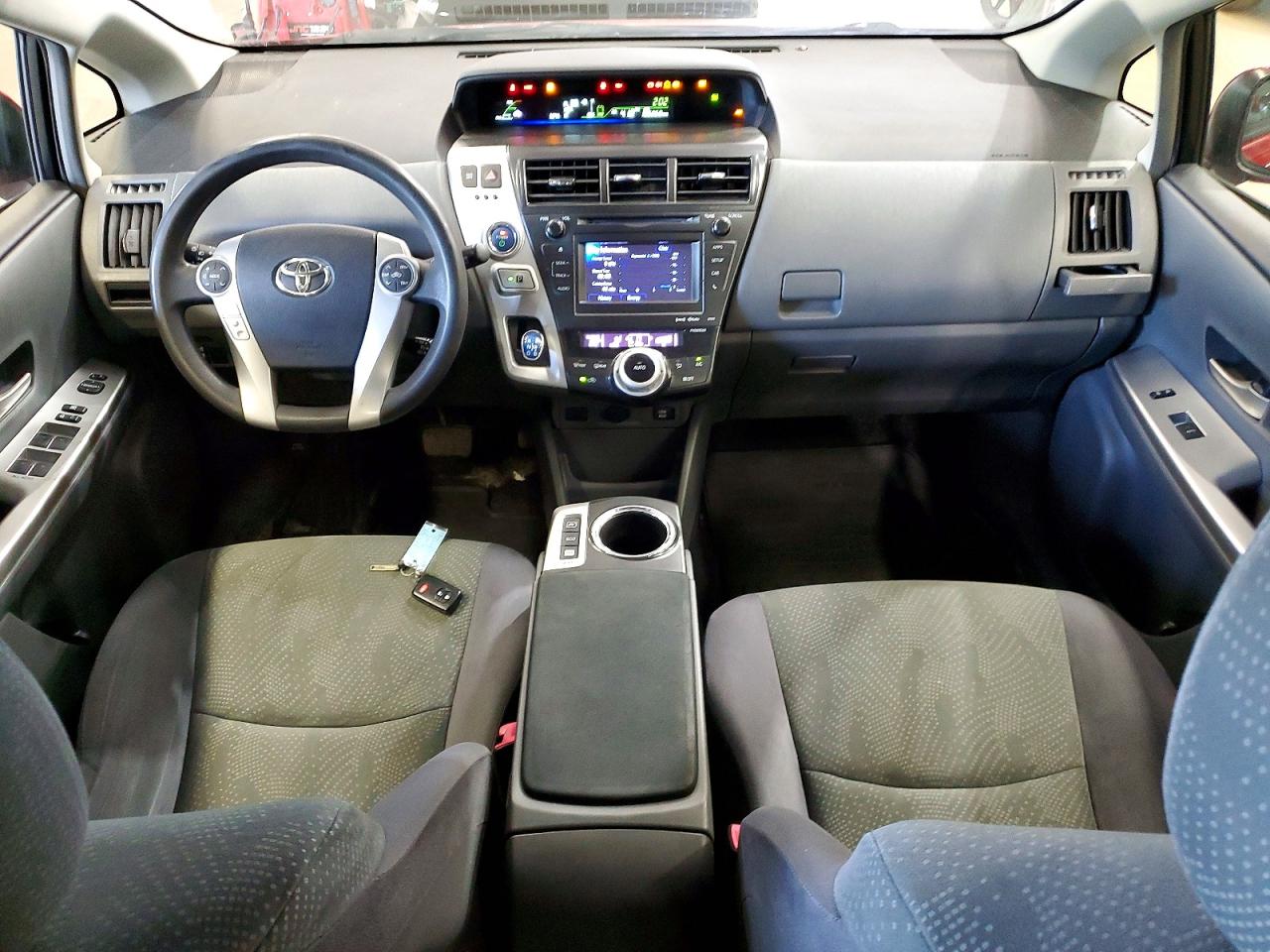 2013 Toyota Prius V Three Red vin: JTDZN3EU4D3190475