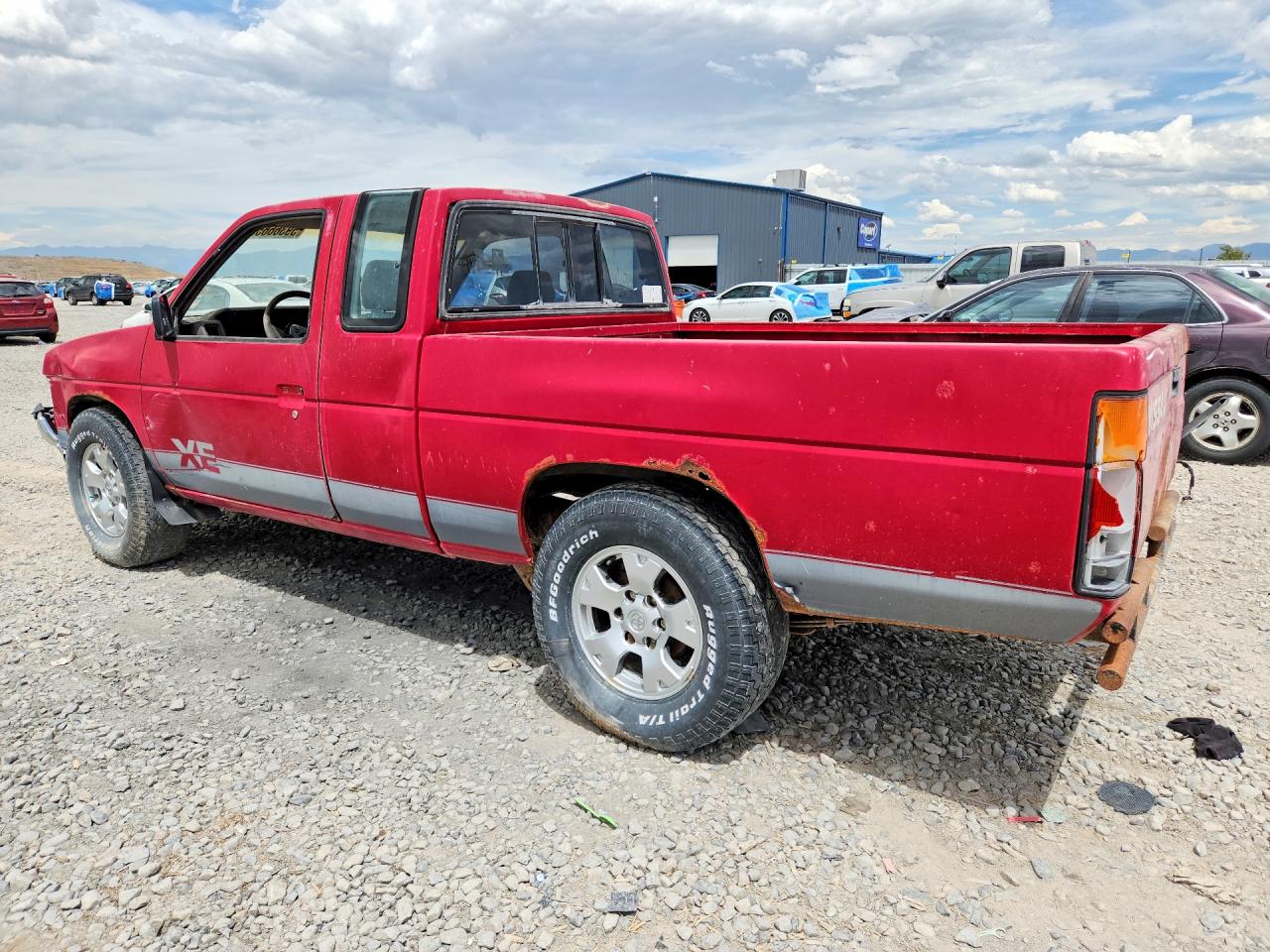 1987 Nissan D21 King Cab Red vin: 1N6ND16S1HC386265