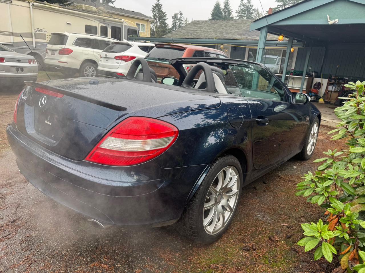 2006 Mercedes-benz Slk 350 Blue vin: WDBWK56F36F093873