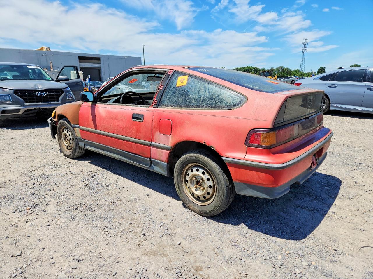 1991 Honda Civic Crx 1.5 Hf Red vin: JHMED8360MS007855