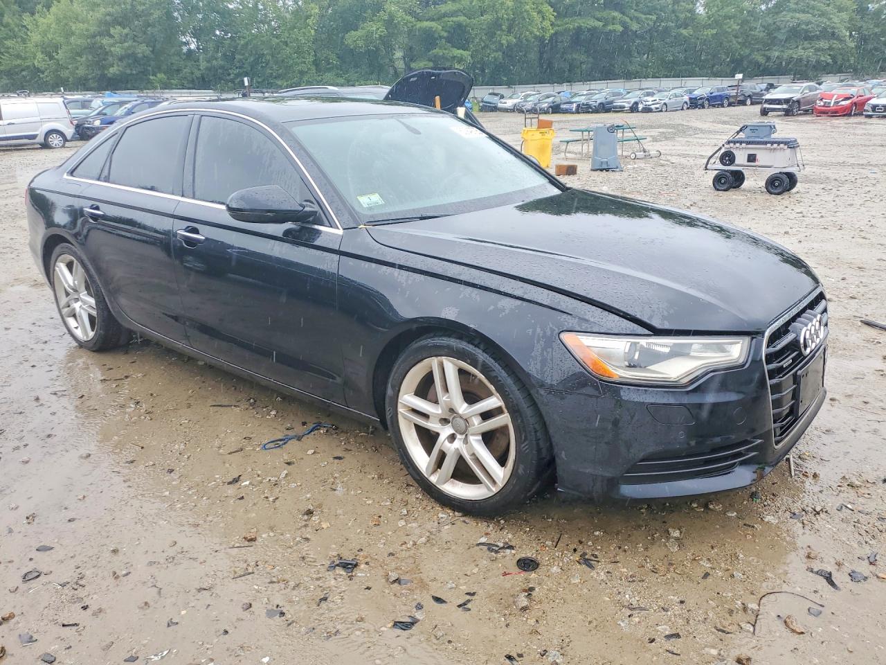 2015 Audi A6 Premium Plus Black vin: WAUGFAFC7FN031243