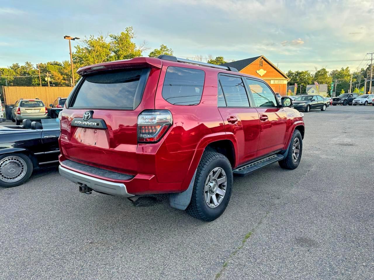 2015 Toyota 4runner Trail Premium Red vin: JTEBU5JRXF5265653