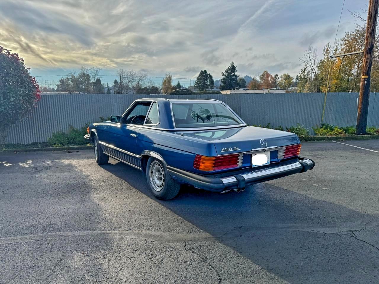 1977 Mercedes Benz 450 Sl Blue vin: 10704412040681