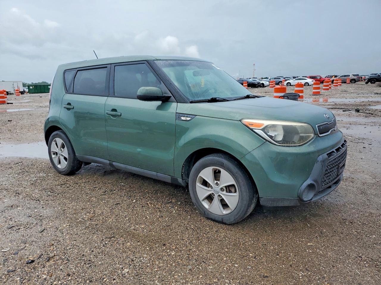2014 Kia Soul Base Green vin: KNDJN2A20E7008227