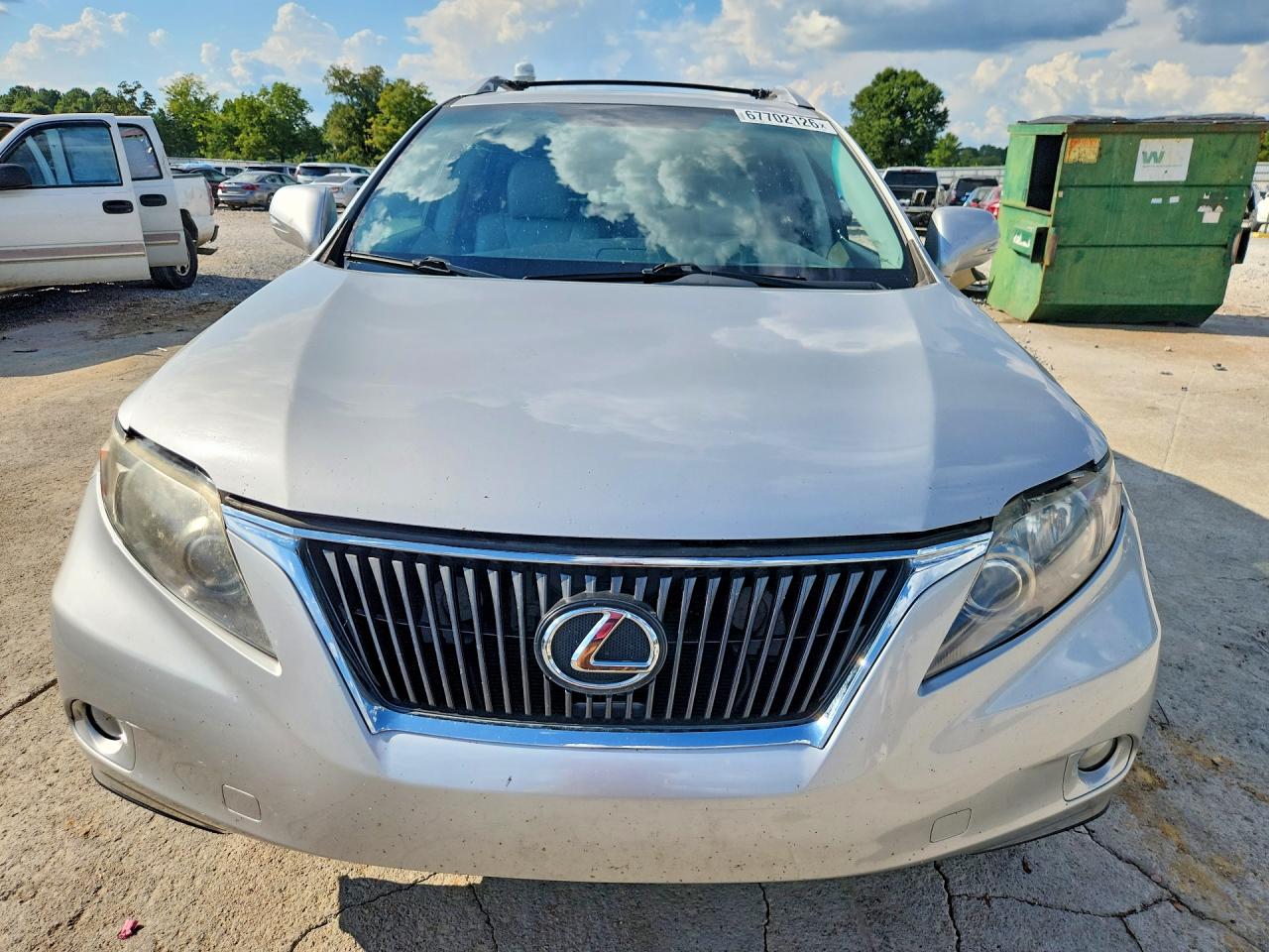 2010 Lexus Rx 350 Silver vin: 2T2BK1BA4AC005378
