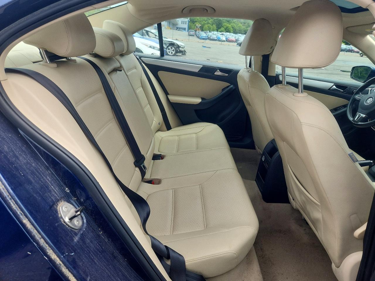 2013 Volkswagen Jetta Se Blue vin: 3VWDP7AJ4DM430112