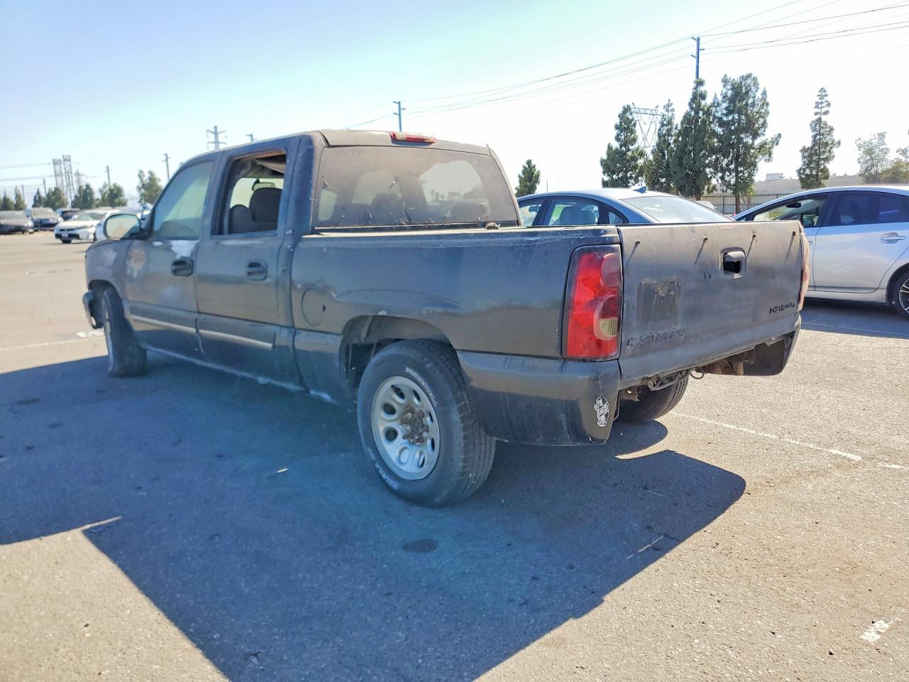 2005 Chevrolet Silverado C1500 Gray vin: 2GCEC13T751248816