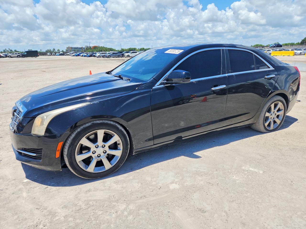 2015 Cadillac Ats Black vin: 1G6AA5RX4F0122449