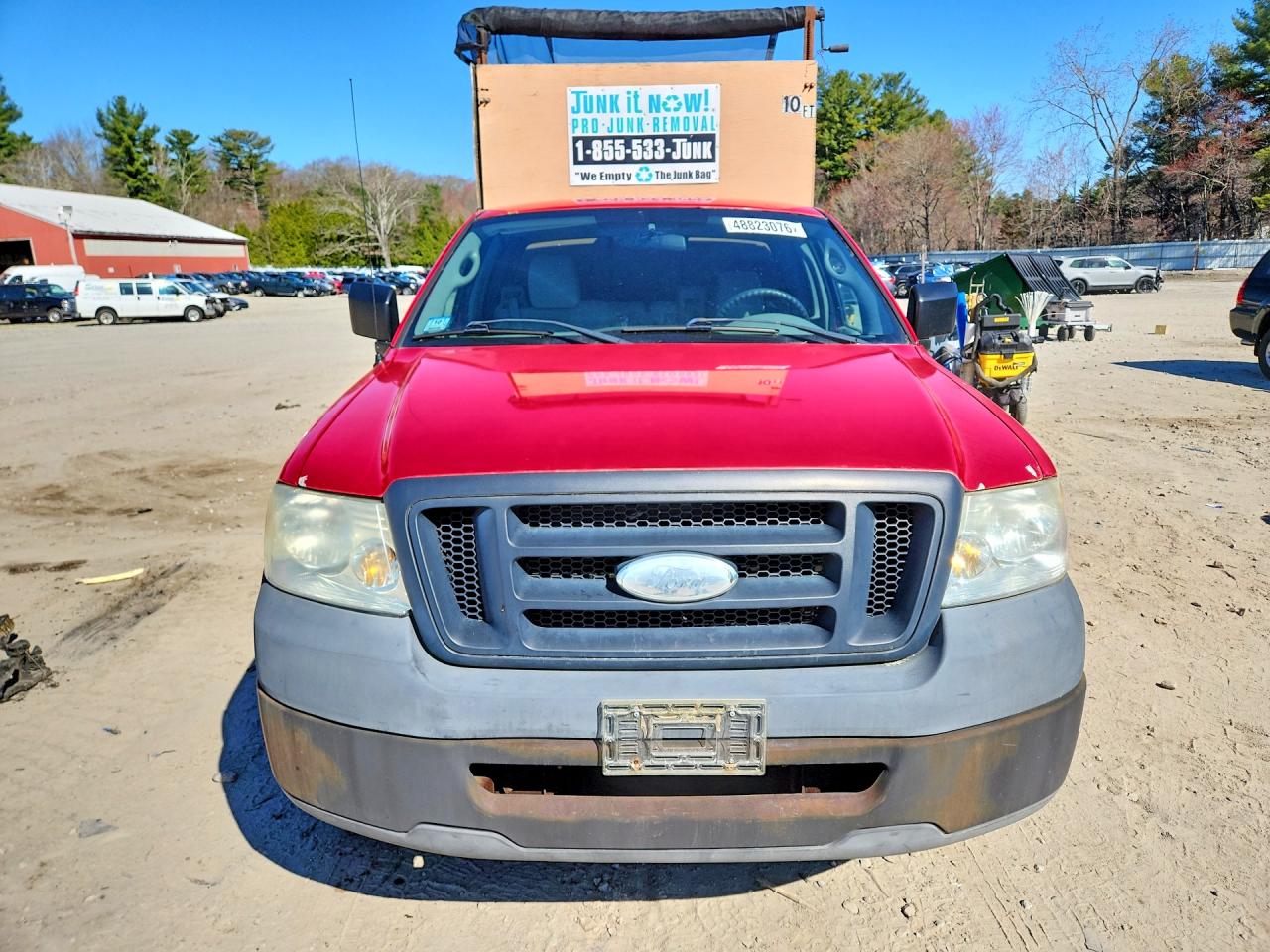 2007 Ford F150 Red vin: 1FTRF12207NA25536