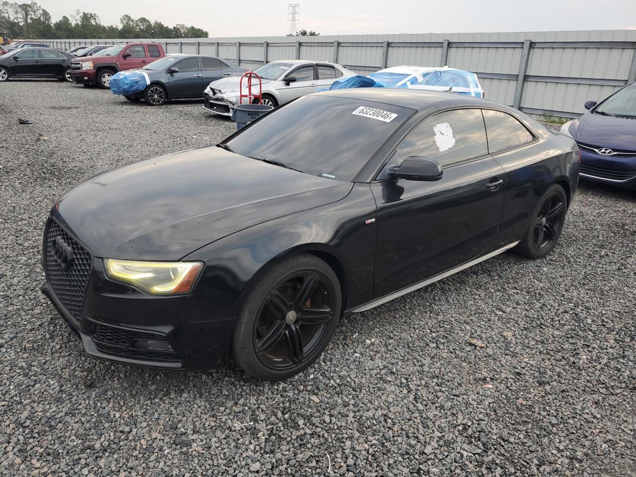 2014 Audi A5 Premium Plus Black vin: WAUMFAFR0EA067255