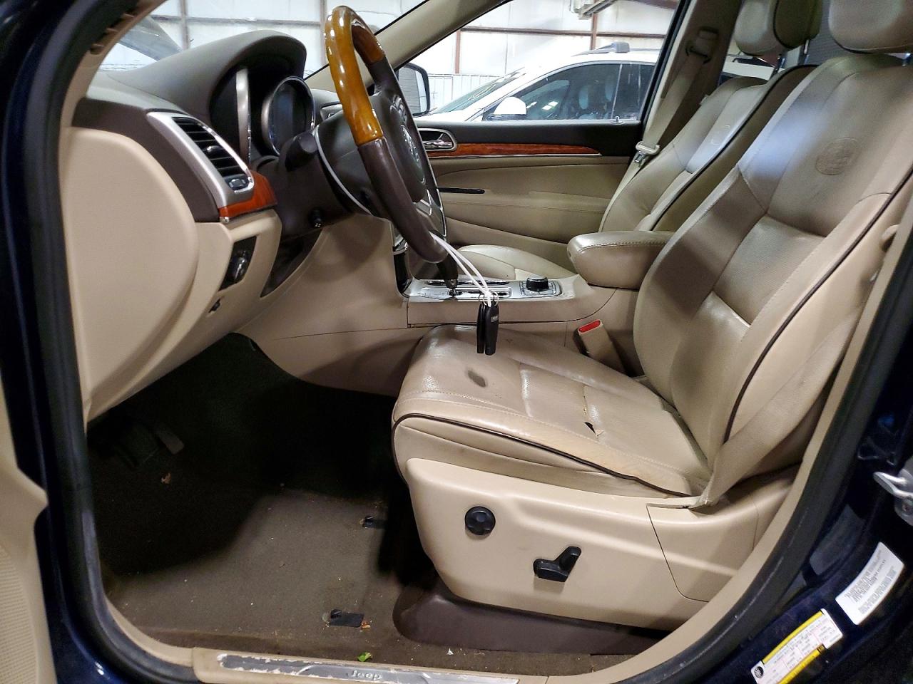 2012 Jeep Grand Cherokee Overland Blue vin: 1C4RJFCT4CC234822