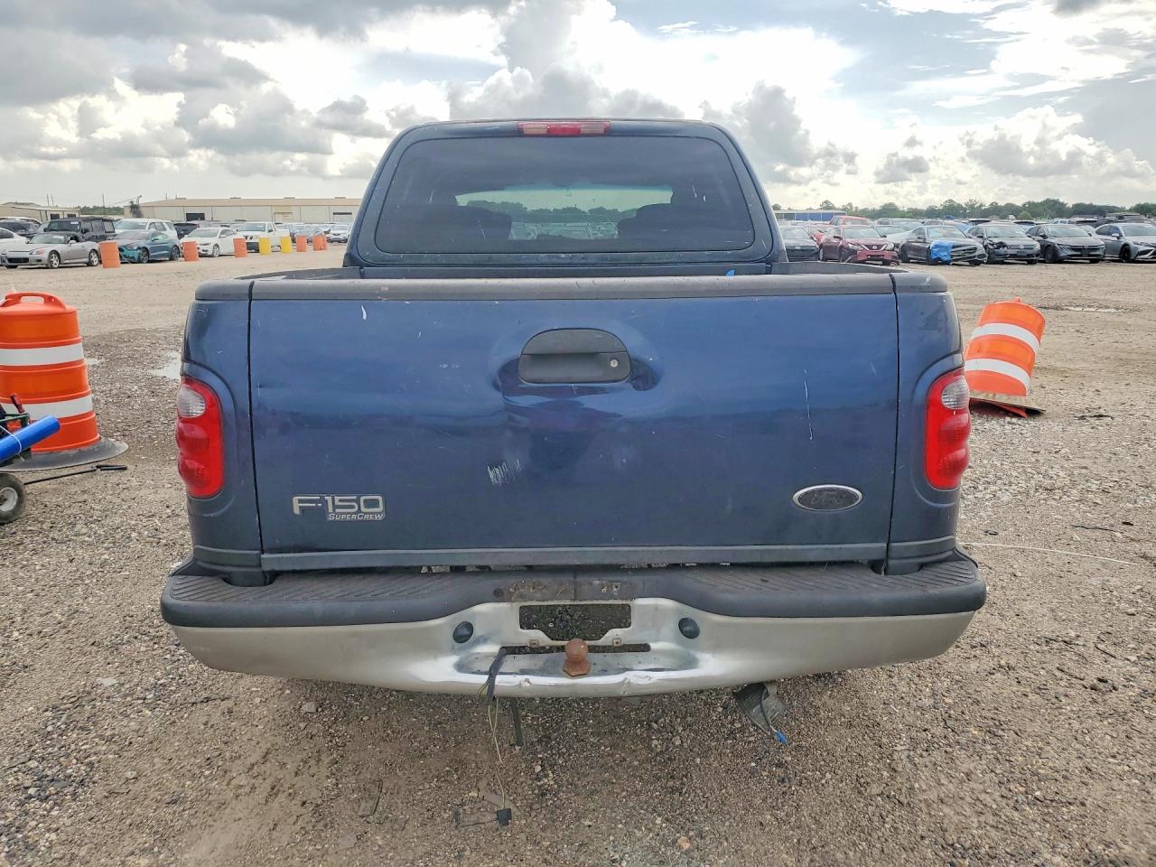 2003 Ford F150 Supercrew Blue vin: 1FTRW07653KC69765