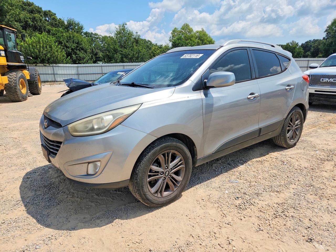 2015 Hyundai Tucson Se Gray vin: KM8JU3AG3FU073429