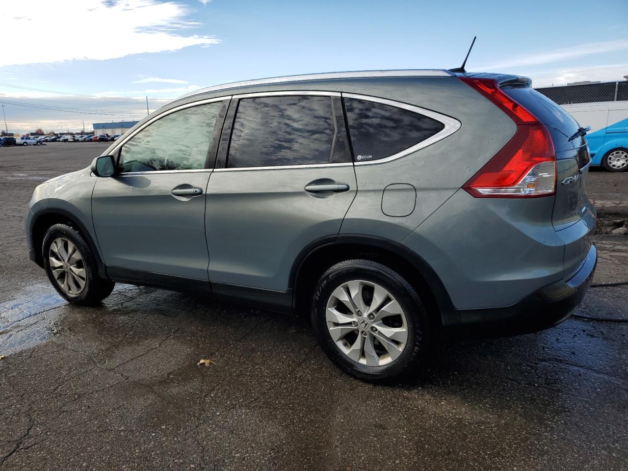 2012 Honda Cr-v Exl Бирюзовый vin: JHLRM4H70CC022090