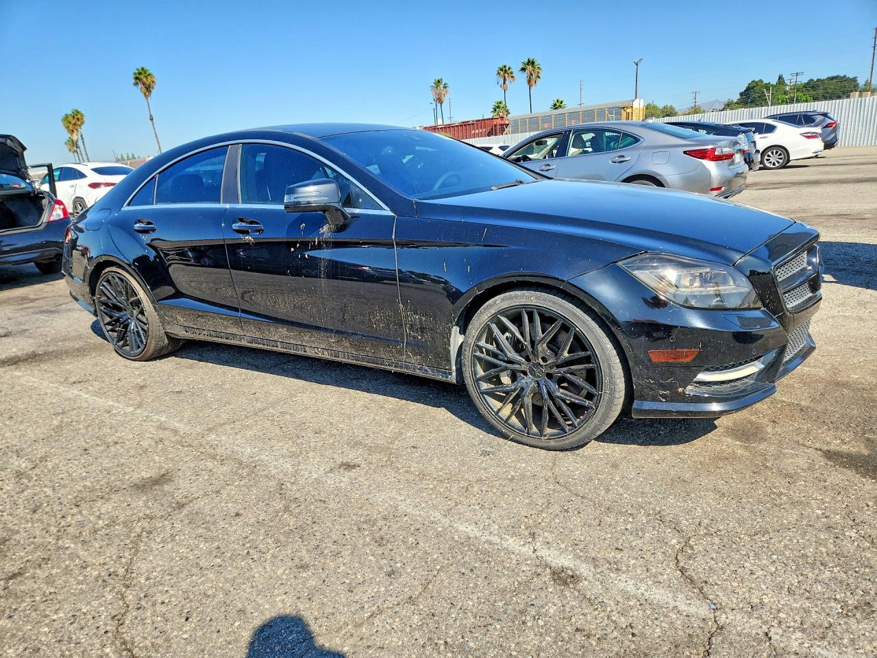 2012 Mercedes-benz Cls 550 Black vin: WDDLJ7DB8CA026784