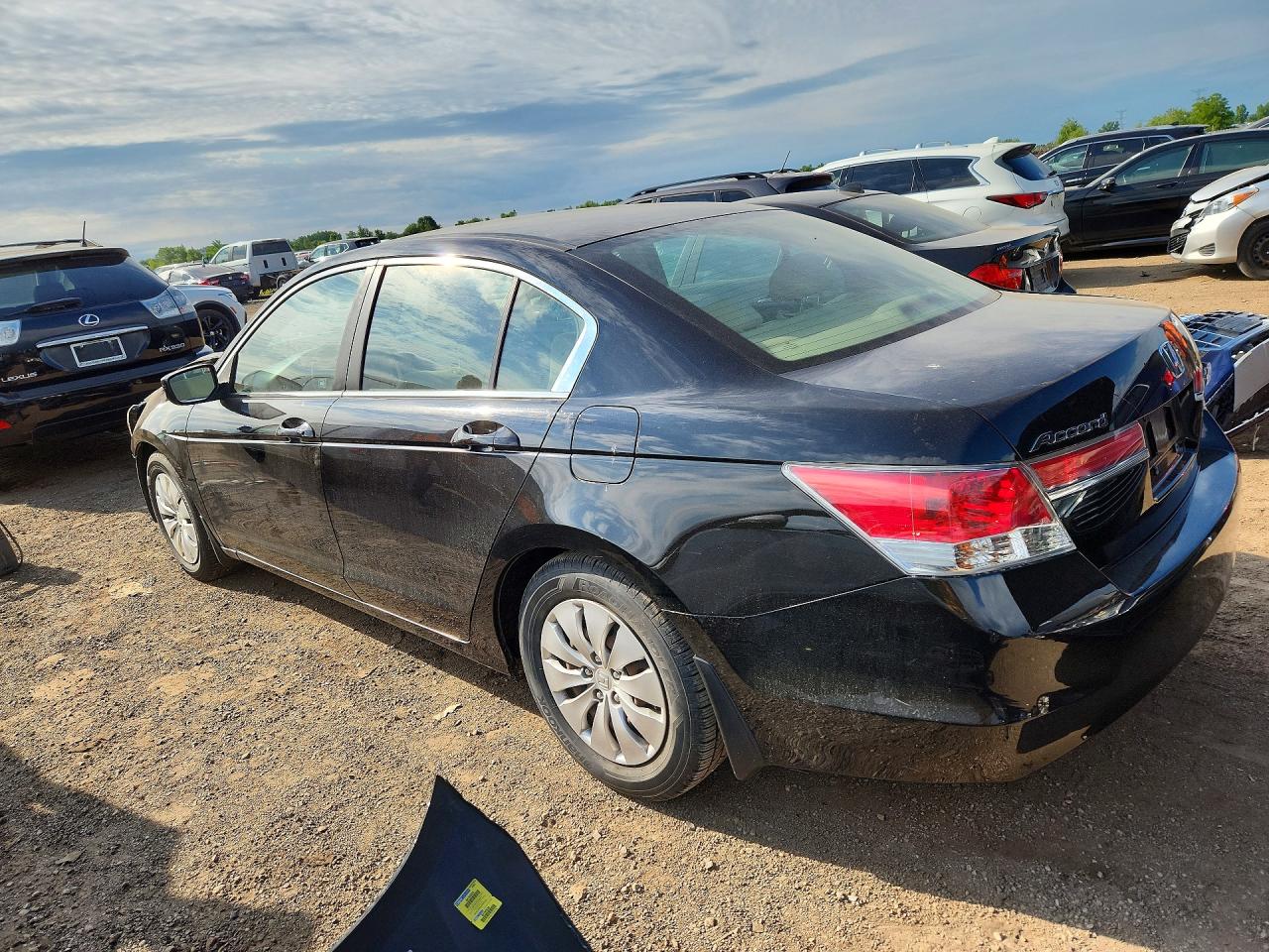 2012 Honda Accord Lx Black vin: 1HGCP2F33CA212431