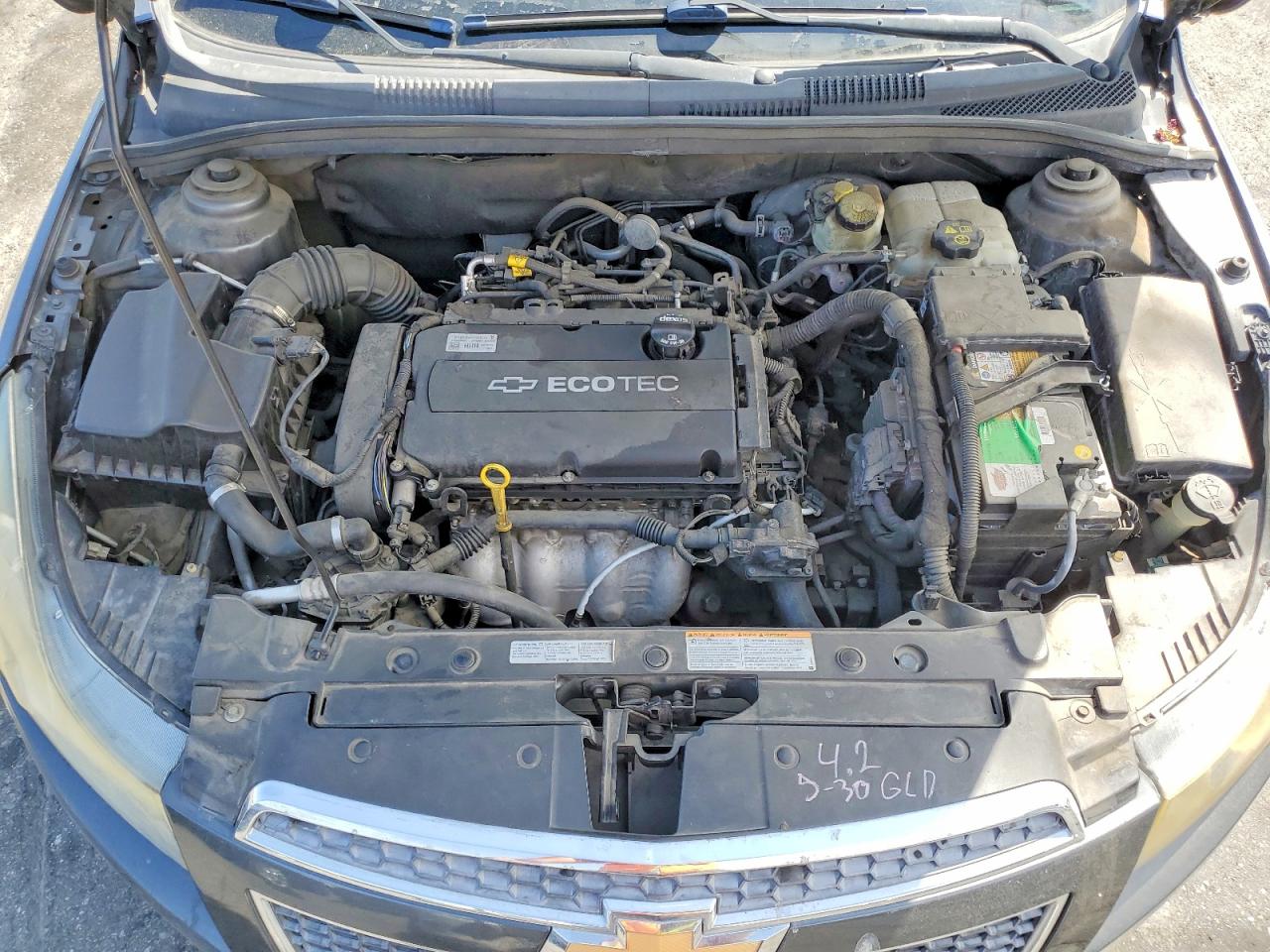 2013 Chevrolet Cruze Ls Gray vin: 1G1PA5SGXD7238916