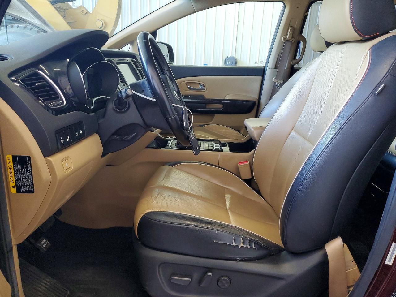 2015 Kia Sedona Sx Темно-бордовый vin: KNDMC5C14F6019523