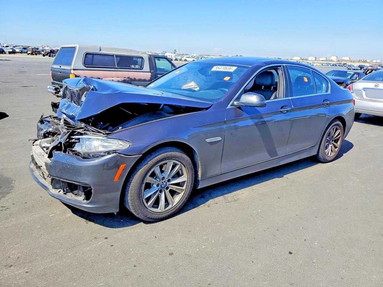 2014 Bmw 528 I Charcoal vin: WBA5A5C53ED509245