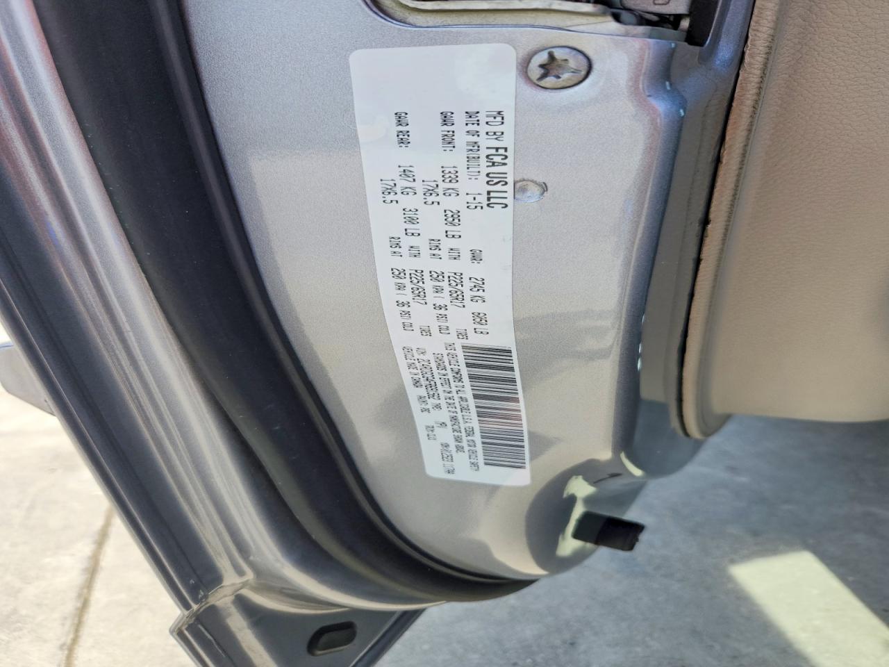 2015 Dodge Grand Caravan Sxt Silver vin: 2C4RDGCG4FR691562