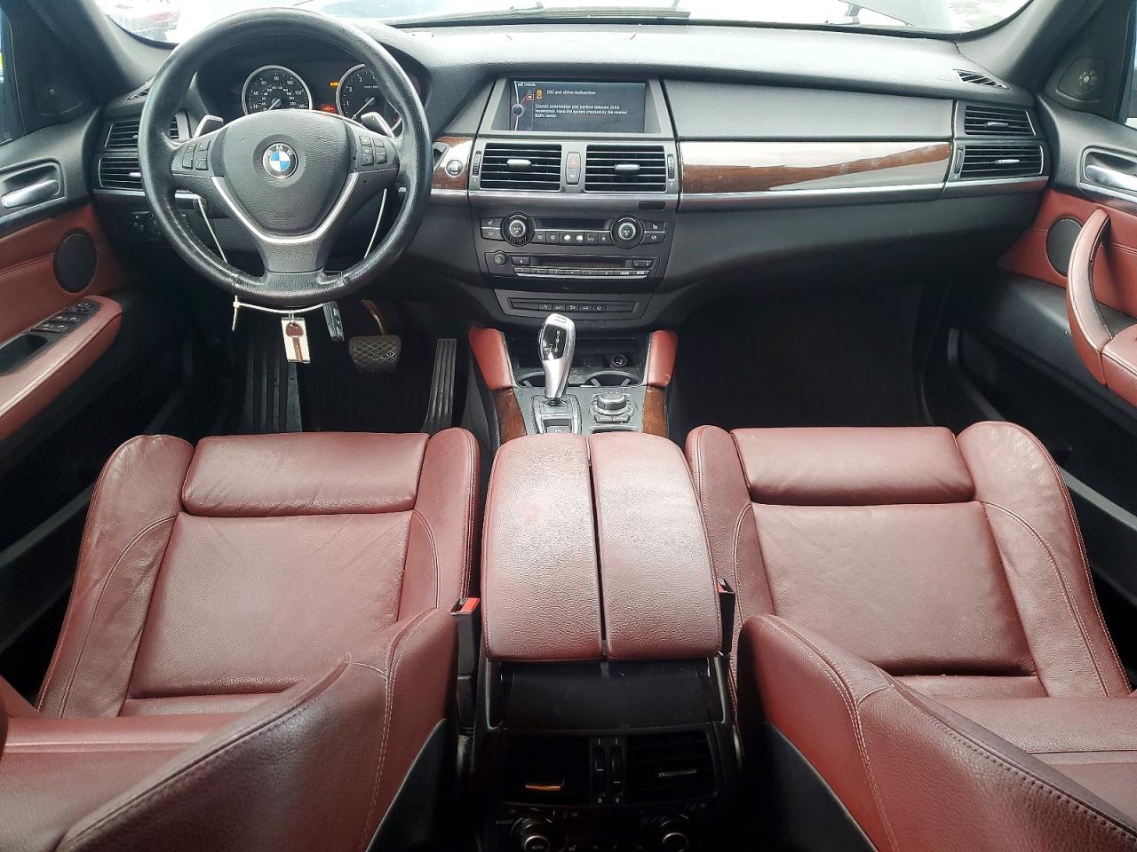 2012 Bmw X6 Xdrive50i Black vin: 5UXFG8C58CL590834