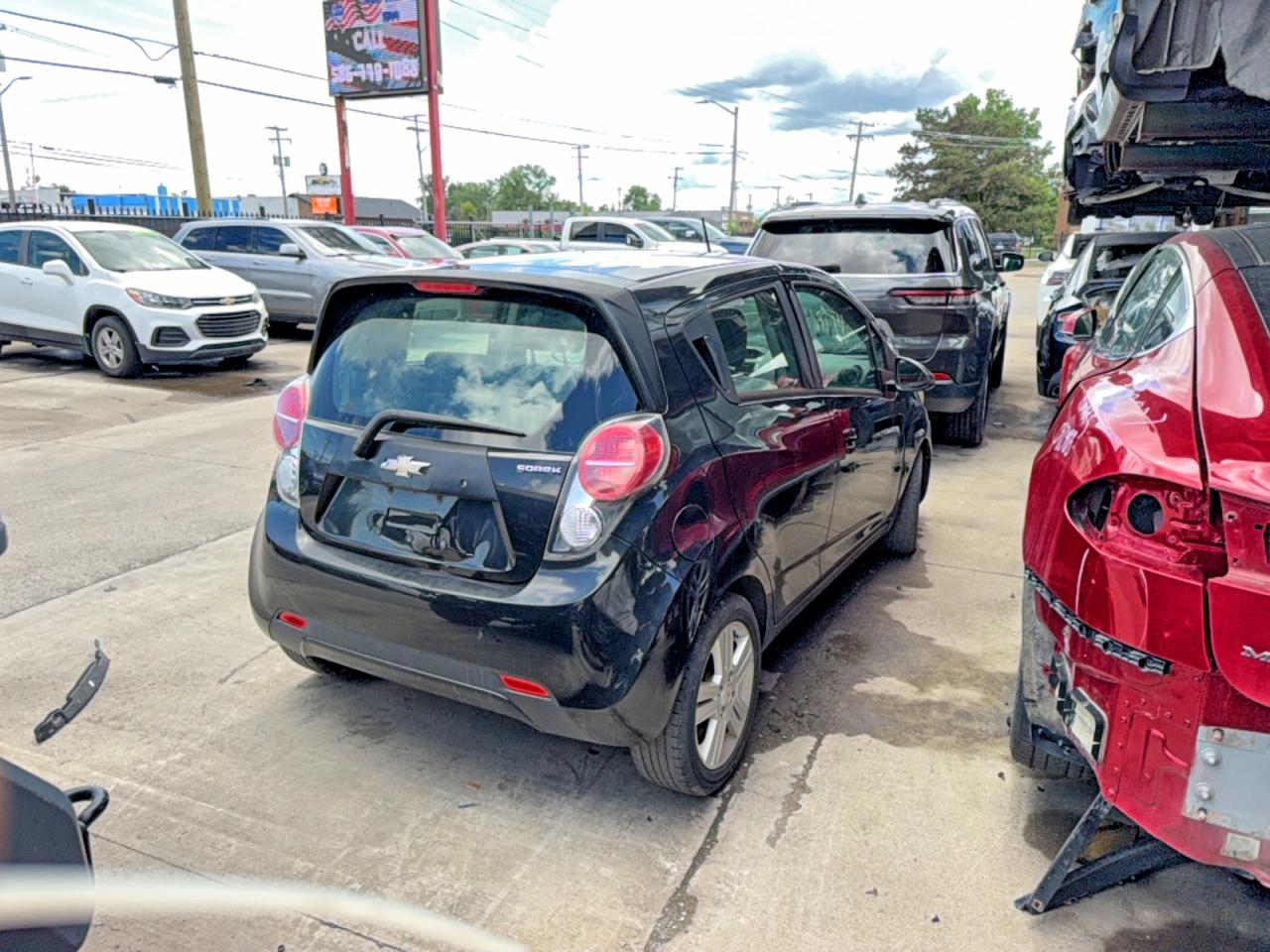 2014 Chevrolet Spark 1lt Black vin: KL8CD6S97EC502325