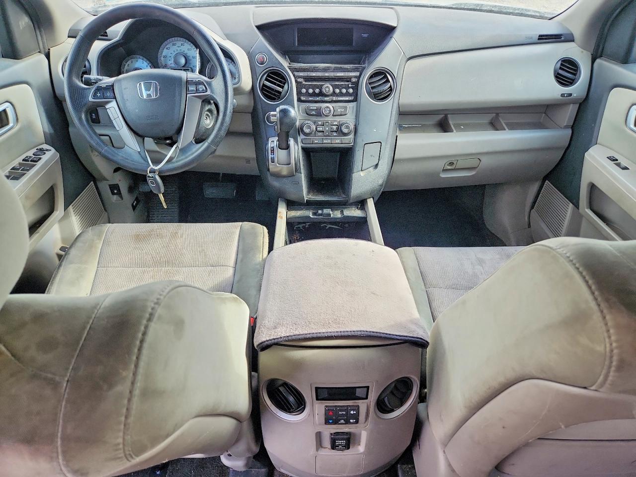 2012 Honda Pilot Ex Gray vin: 5FNYF4H42CB004315