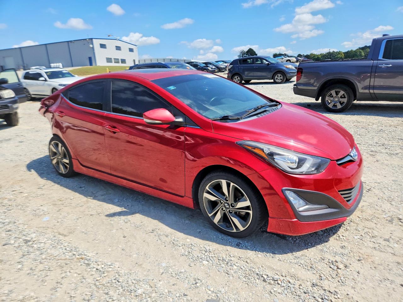 2014 Hyundai Elantra Sport Red vin: KMHDH4AH4EU174252