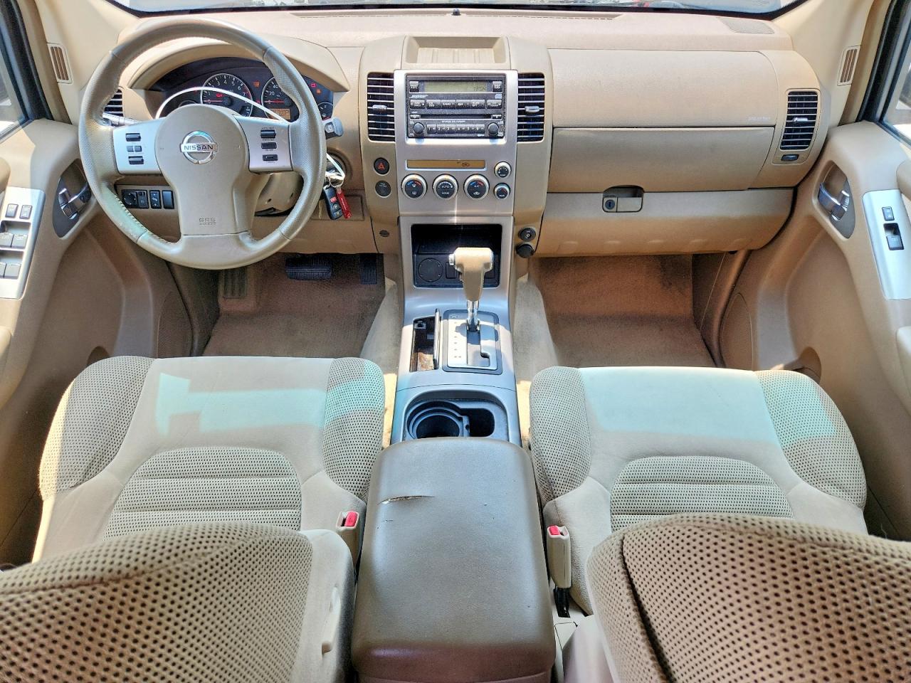 2007 Nissan Pathfinder S Black vin: 5N1AR18UX7C609012