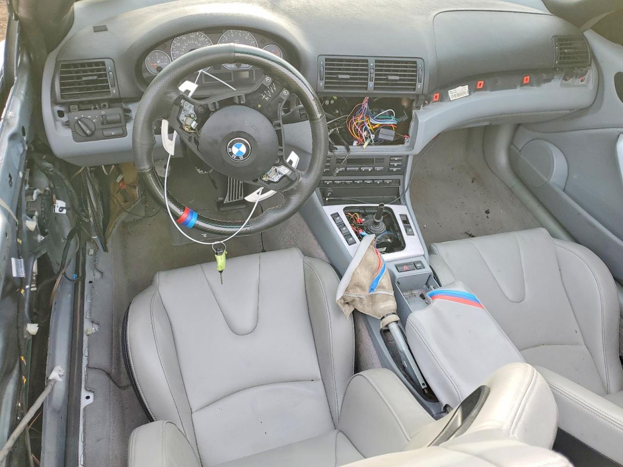 2003 Bmw M3 Silver vin: WBSBR93463PK00712