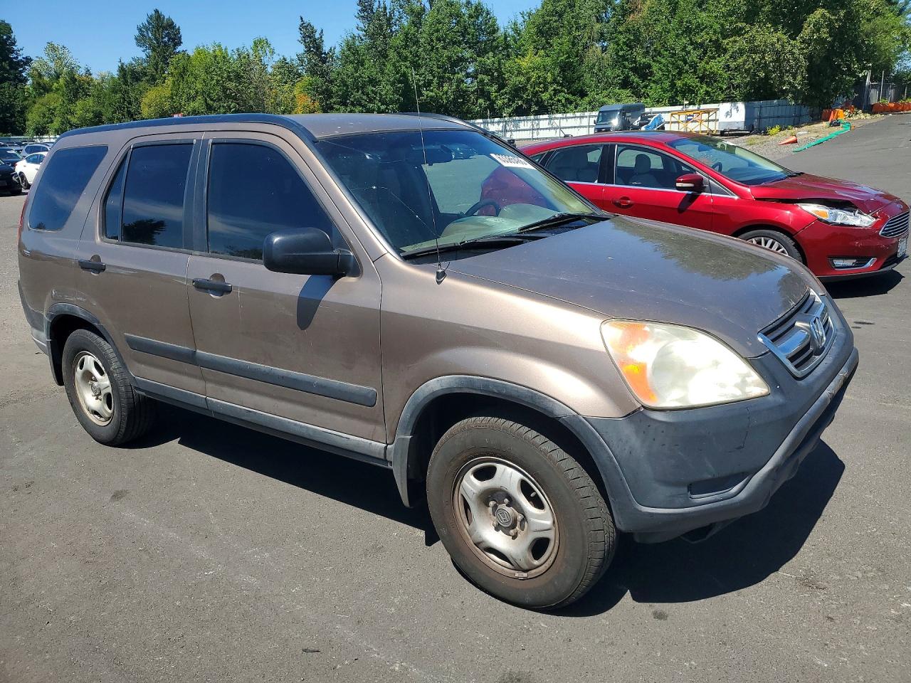 2004 Honda Cr-v Lx Gray vin: JHLRD68434C007800