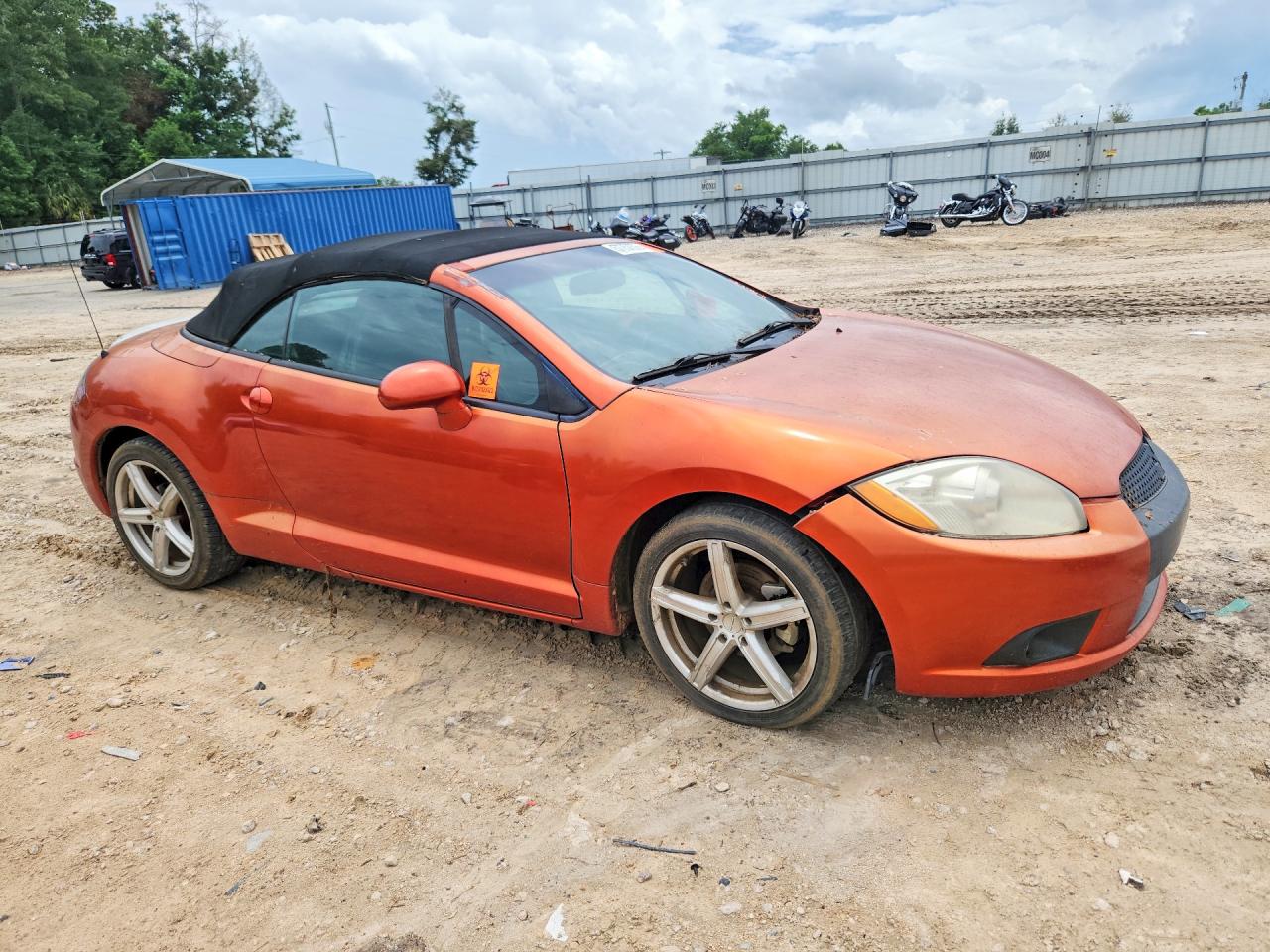 2012 Mitsubishi Eclipse Spyder Gs Orange vin: 4A37L5EFXCE005842